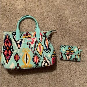 Era Bradley purse and matching wallet.